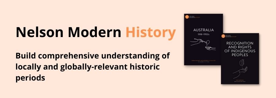 Nelson Modern History Advert